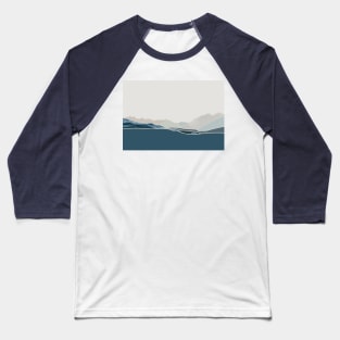 blue north shore mountainscape Baseball T-Shirt